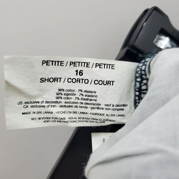 Gloria Vanderbilt Amanda Petite Women's Teal Stretch Straight Leg Jeans Plus 16P - Picture 6 of 7